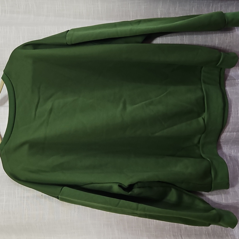 SHEIN Forest Green Fleece Top - Picture 2 of 7